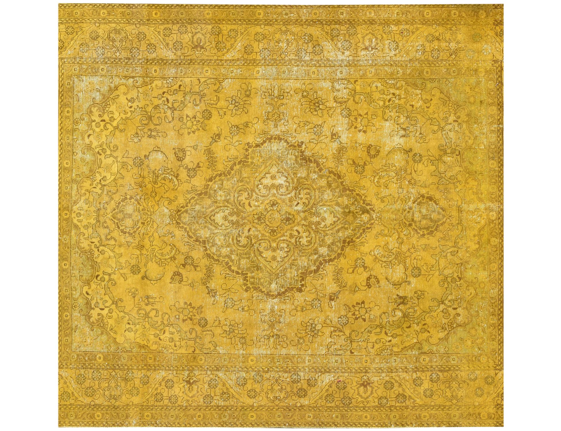 Persian Vintage Χαλί  Κίτρινο <br/>295 x 295 cm