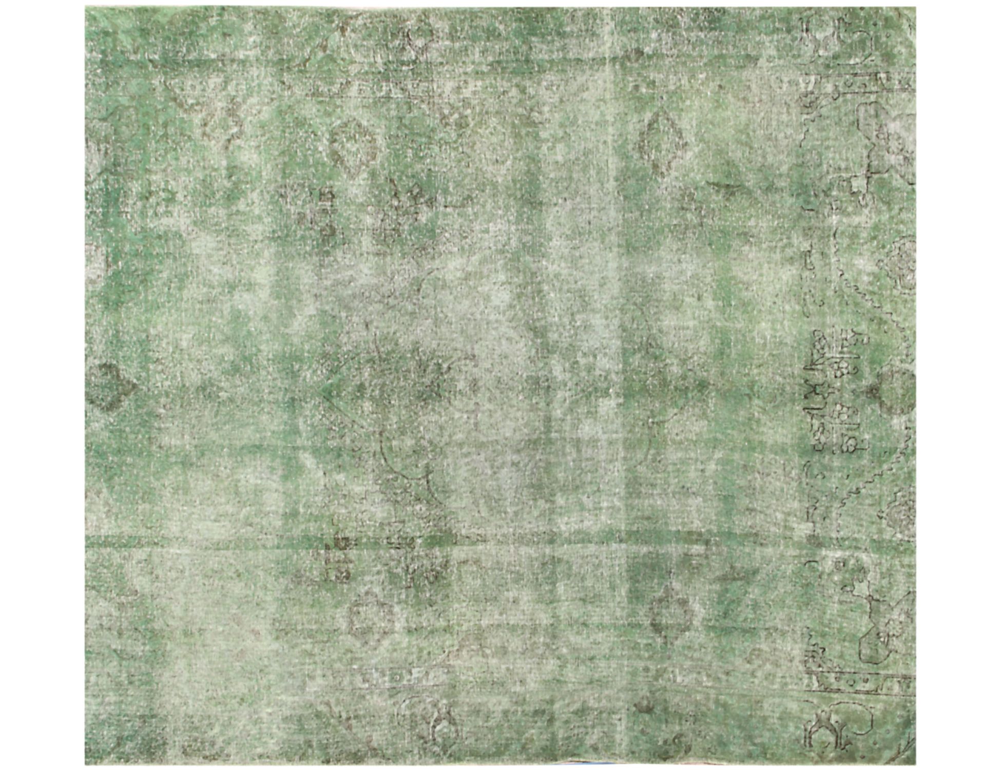 Persian Vintage Χαλί  Πράσινο <br/>254 x 254 cm