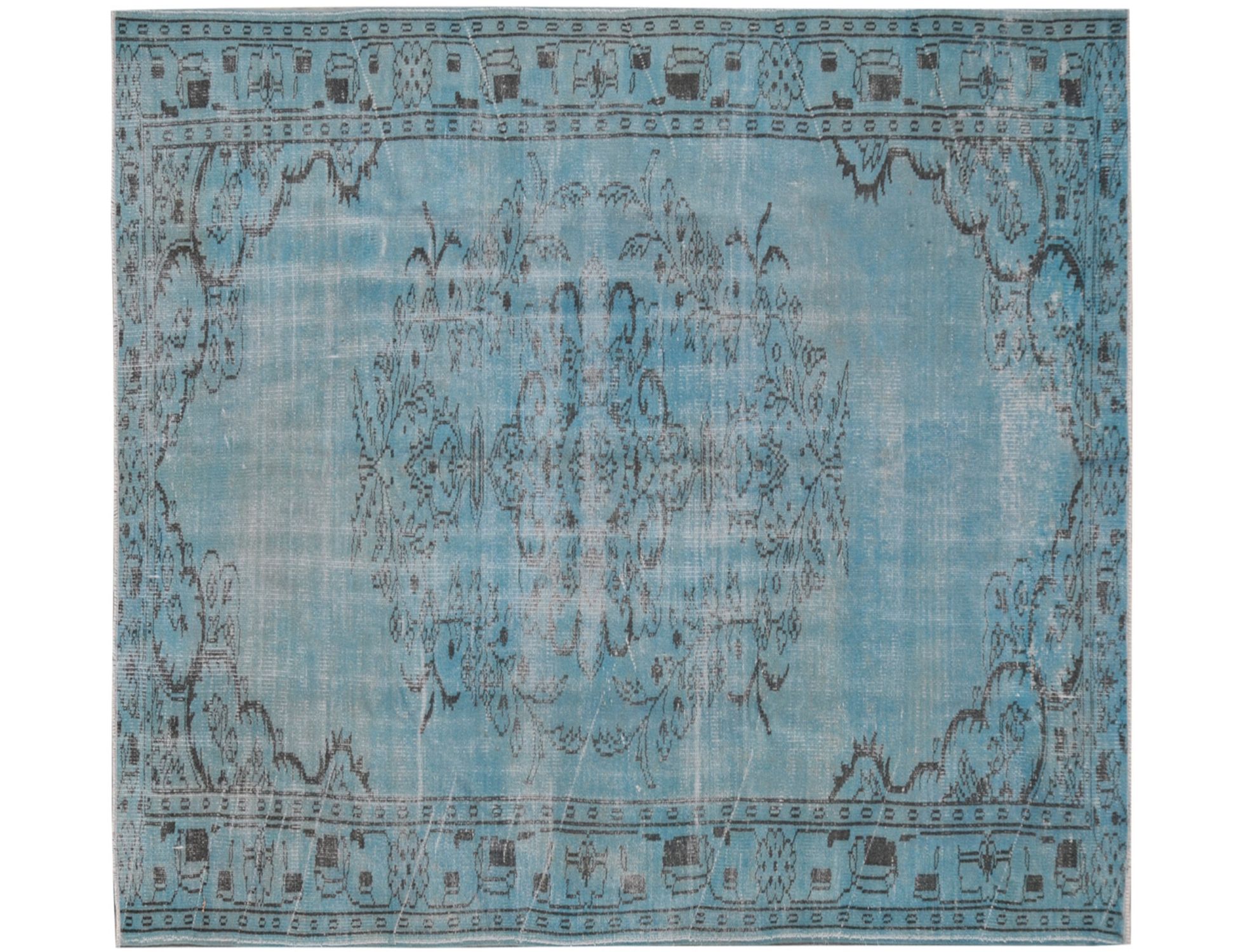 Vintage Χαλί  Μπλε <br/>183 x 183 cm