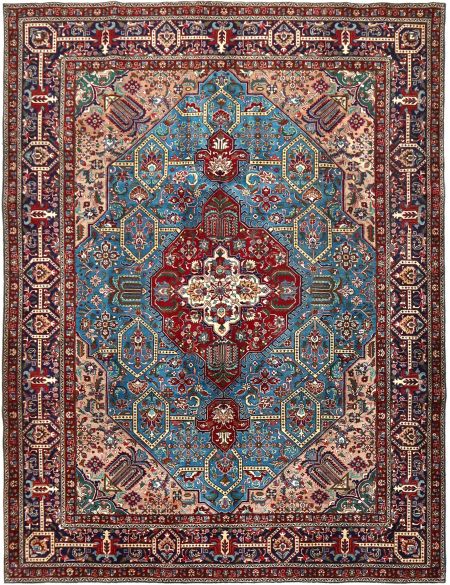 Tabriz Patina 390 x 309 Μπλε