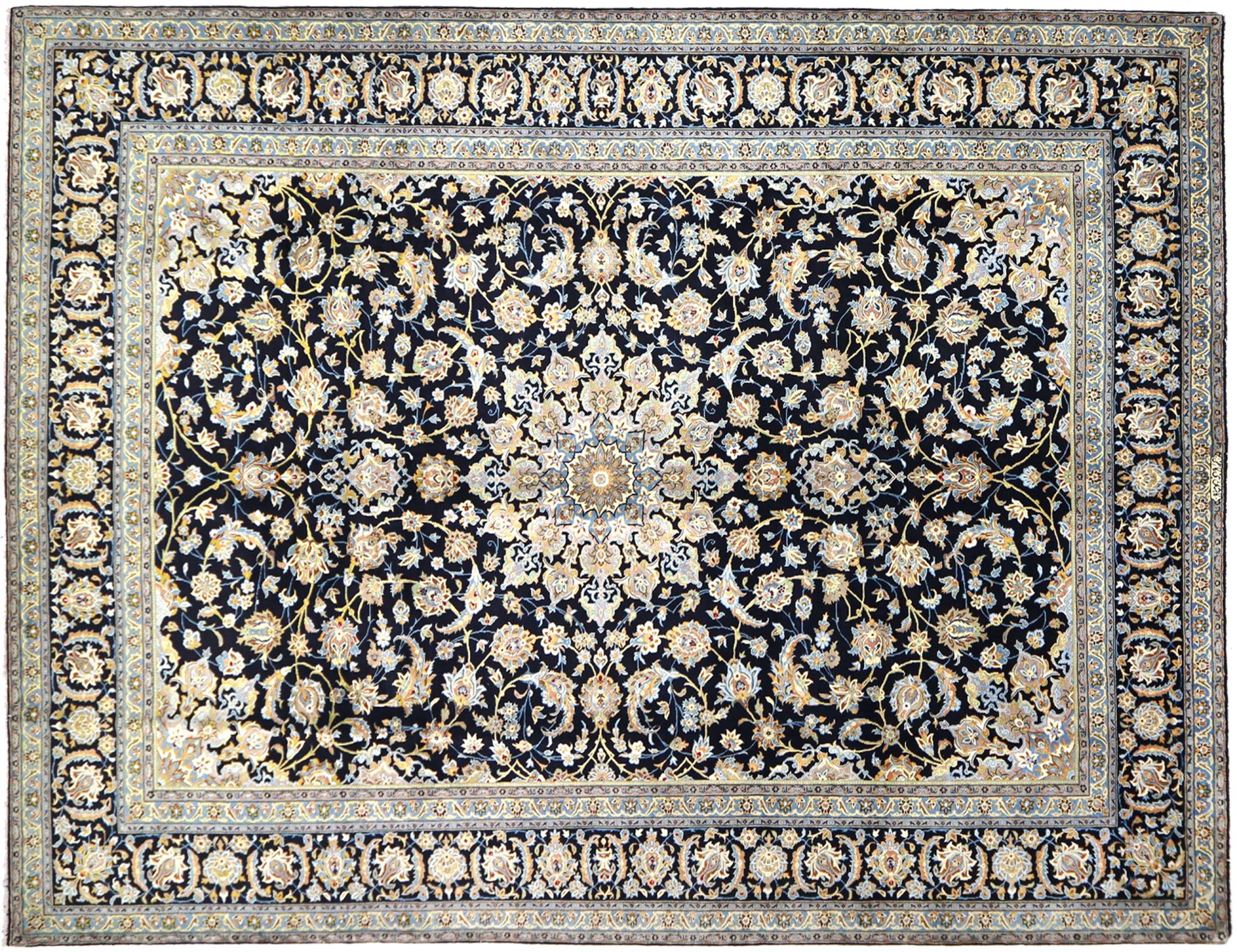 Kashan Patina  Μπλε <br/>402 x 293 cm