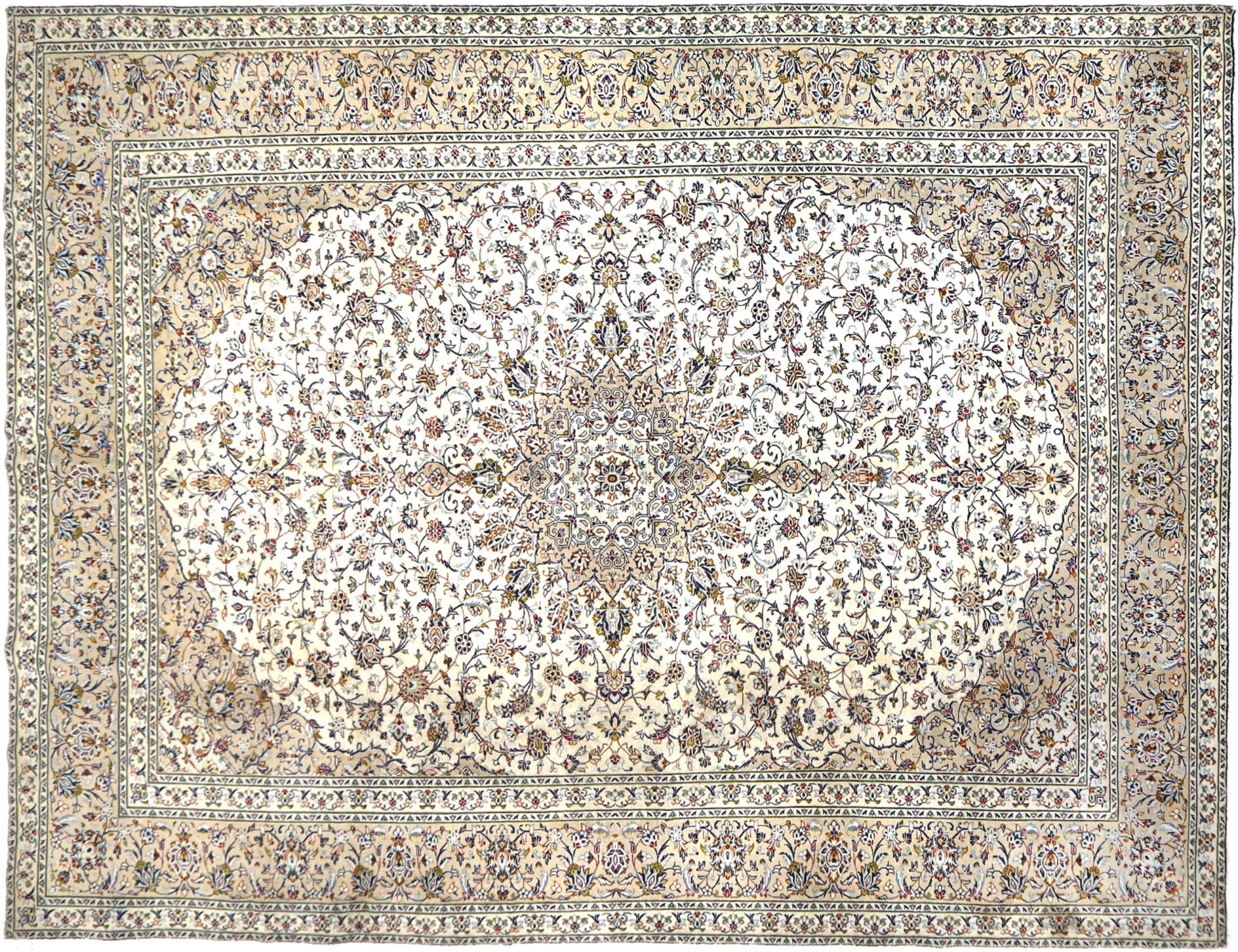Kashan Patina  Μπεζ <br/>390 x 287 cm