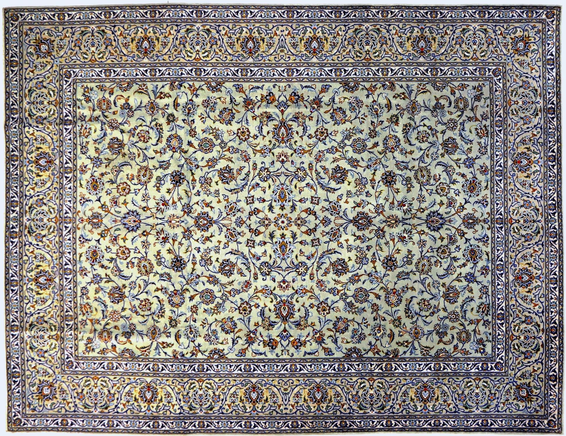 Kashan Patina  Πράσινο <br/>390 x 290 cm