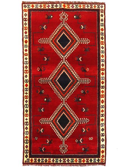 SHIRAZ Patina 225 x 116 Κόκκινο