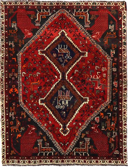 Shiraz 230 x 160 Κόκκινο