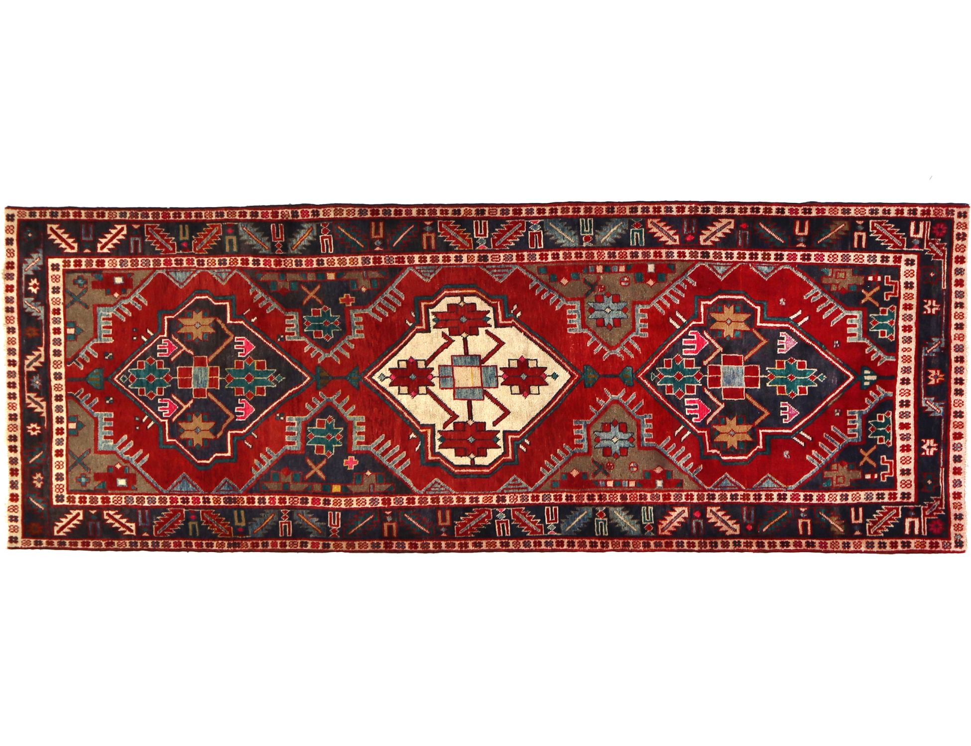 Hamadan Patina  Κόκκινο <br/>325 x 115 cm