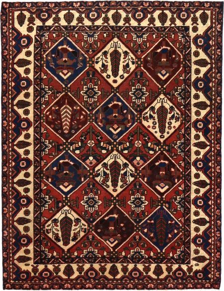 Bakhtiar Patina 195 x 151 Καφέ