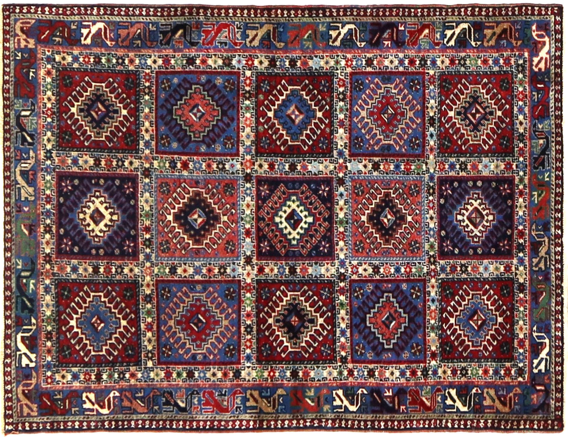 Yalameh Patina  Μπλε <br/>151 x 100 cm