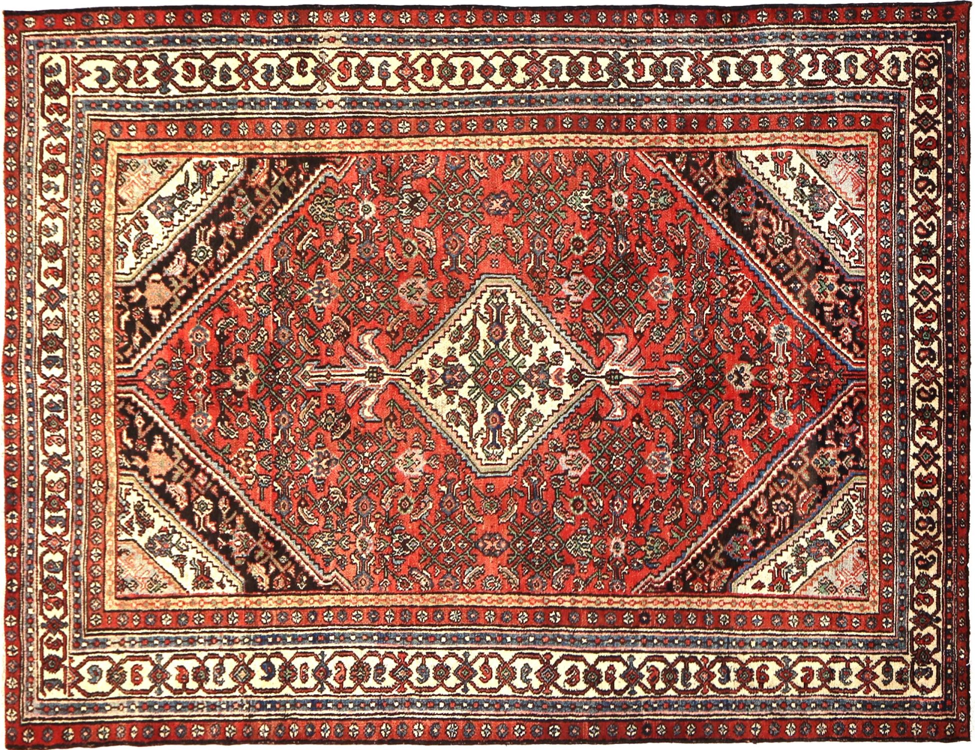 Hamadan Patina  Κόκκινο <br/>317 x 201 cm