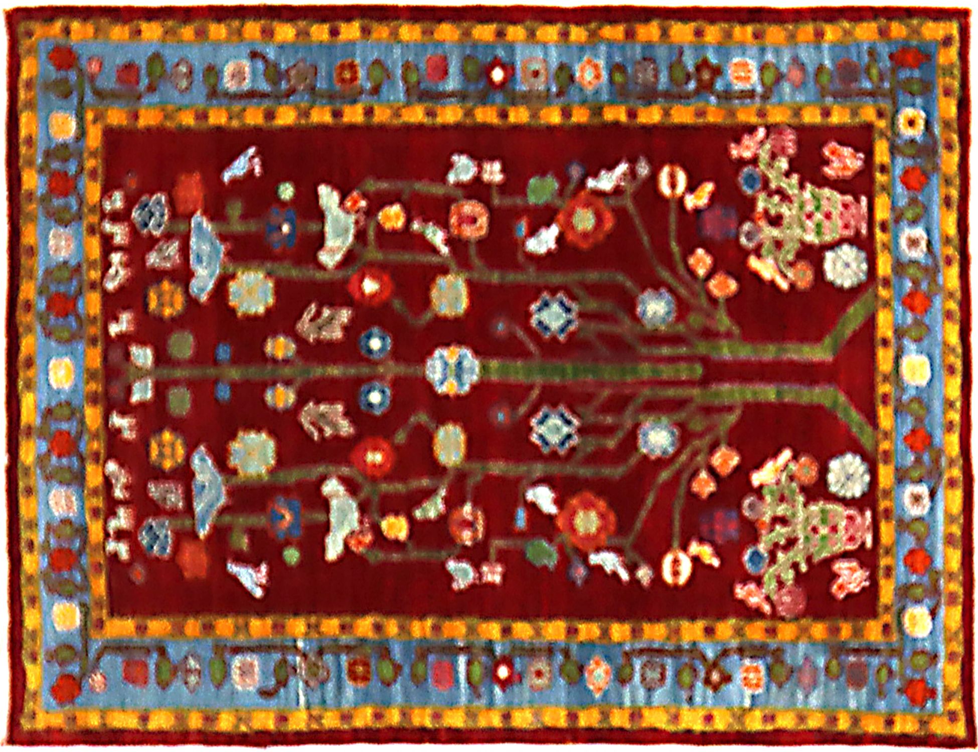 Persian Gabbeh  Πολύχρωμο <br/>151 x 91 cm