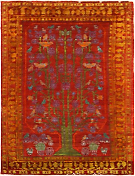 Persian Gabbeh 145 x 93 Πορτοκαλί