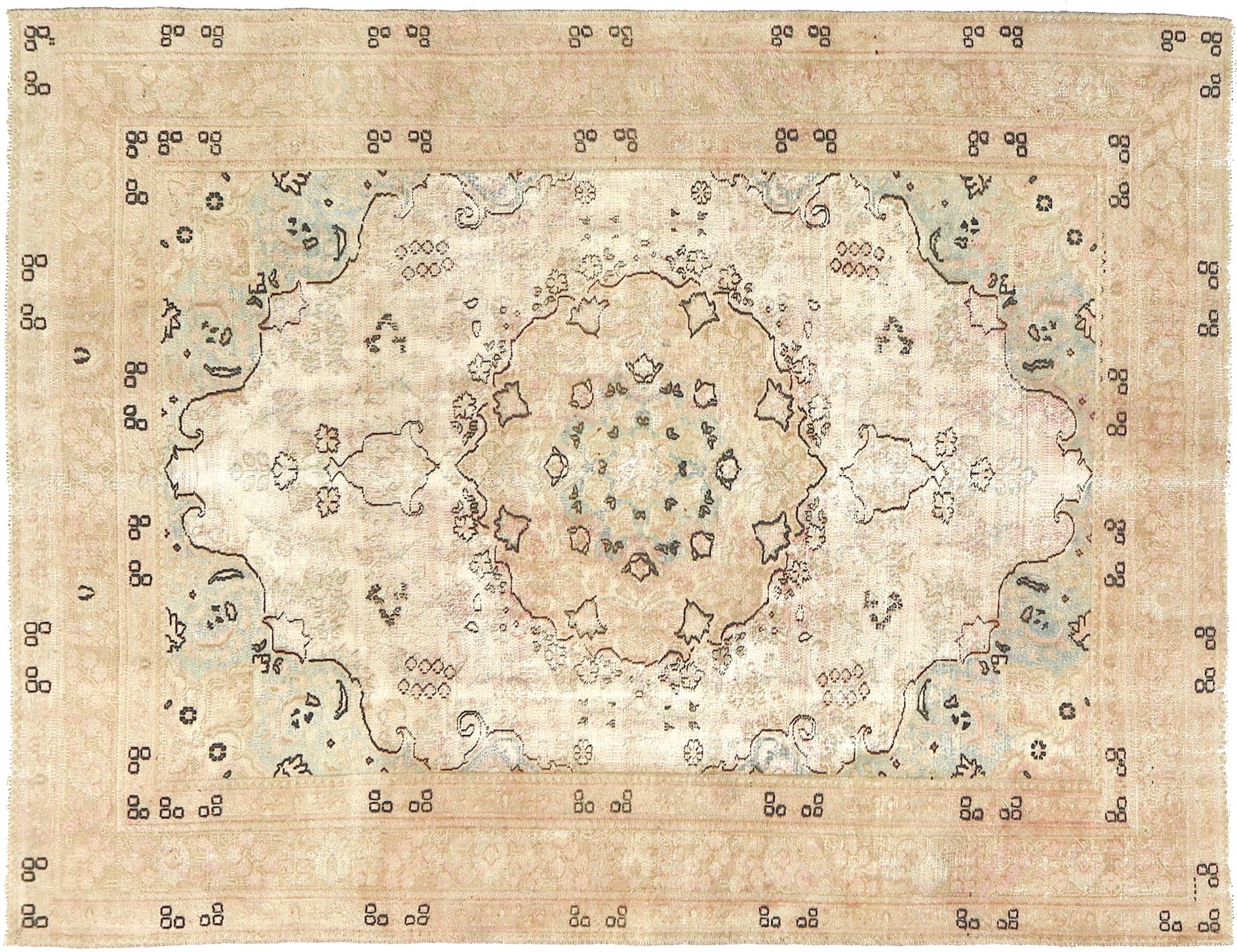 Persian Vintage Χαλί  Μπεζ <br/>285 x 188 cm