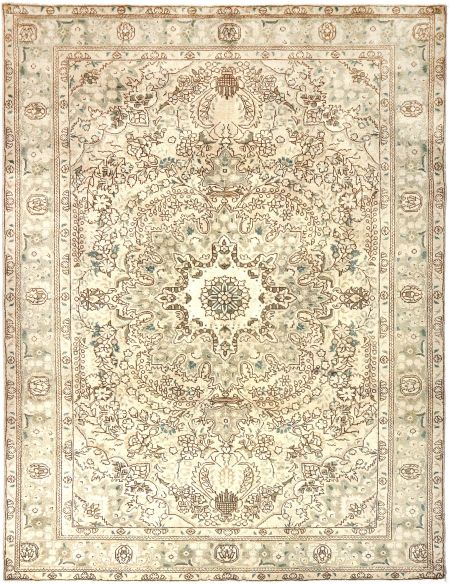 Persian Vintage Χαλί 296 x 197 Μπεζ