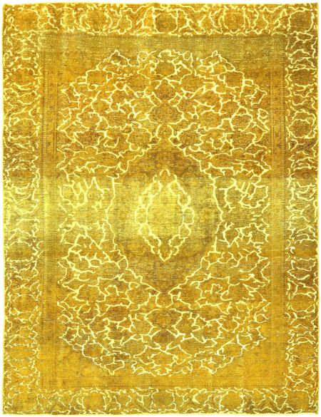 Persian Vintage Χαλί 304 x 218 Κίτρινο