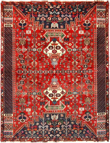 Persian Vintage Χαλί 209 x 144 Κόκκινο