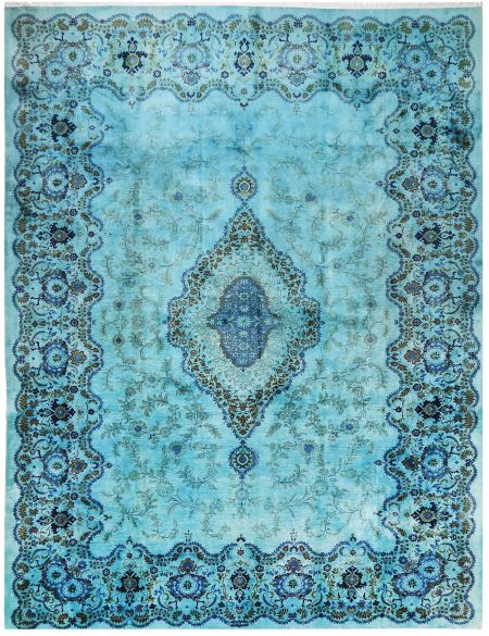 Persian Vintage Χαλί 450 x 310 Τυρκουάζ