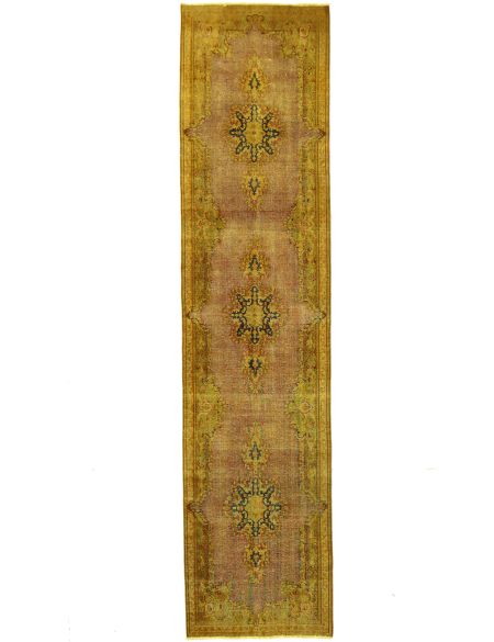 Persian Vintage Χαλί 395 x 96 Κίτρινο