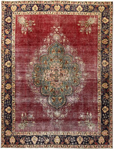 Persian Vintage Χαλί 344 x 247 Πολύχρωμο