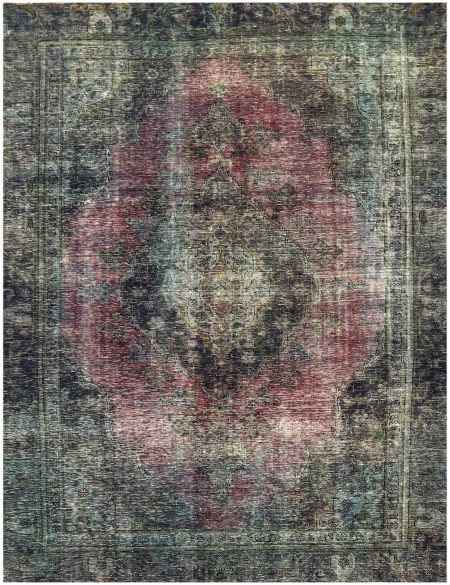 Persian Vintage Χαλί 275 x 176 Μωβ