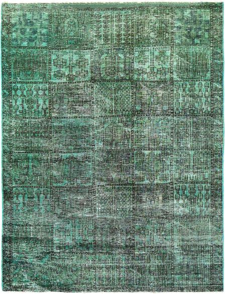 Persian Vintage Χαλί 256 x 154 Τυρκουάζ