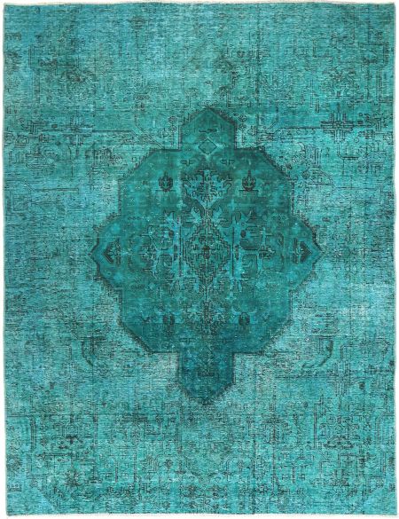 Persian Vintage Χαλί 250 x 184 Τυρκουάζ