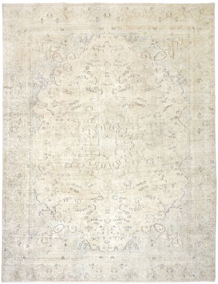 Vintage Χαλί 342 x 265 Γκρι