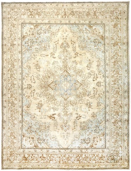 Persian Vintage Χαλί 395 x 287 Κίτρινο