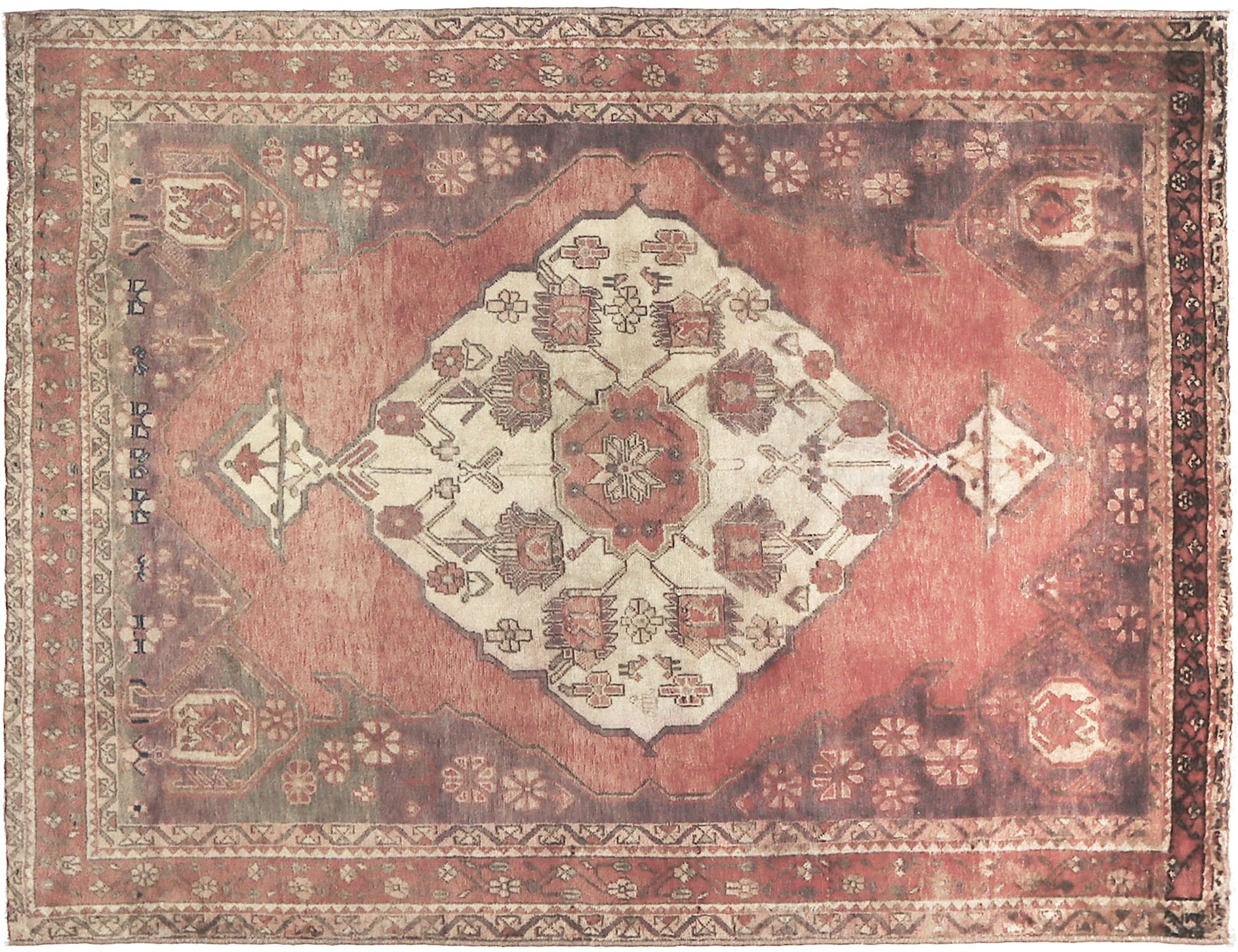 Persian Vintage Χαλί  Μπεζ <br/>203 x 152 cm