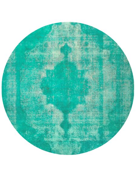 Persian Vintage Χαλί 300 x 300 Πράσινο