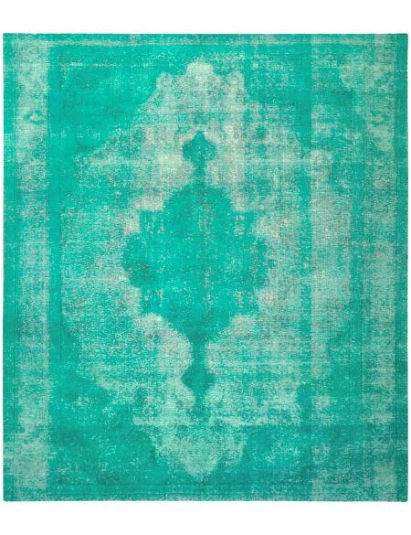 Persian Vintage Χαλί 340 x 300 Πράσινο