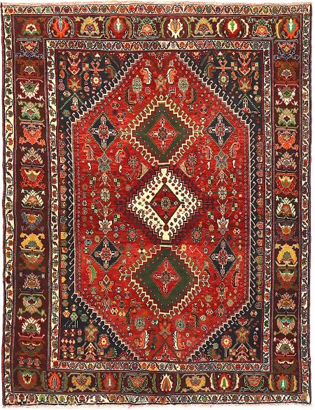 Shiraz 230 x 145 Κόκκινο