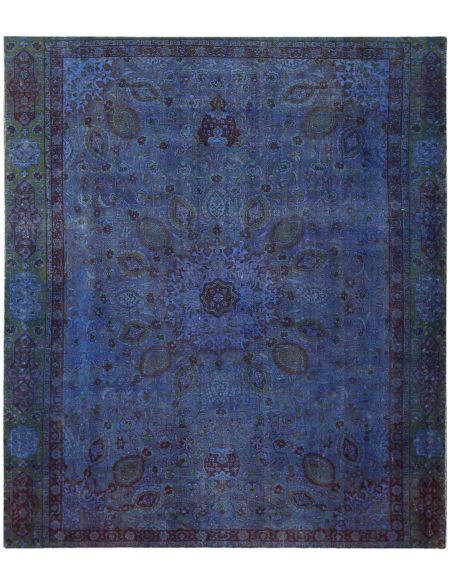 Persian Vintage Χαλί 320 x 270 Μπλε