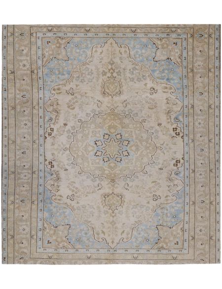 Persian Vintage Χαλί 202 x 202 Μπεζ