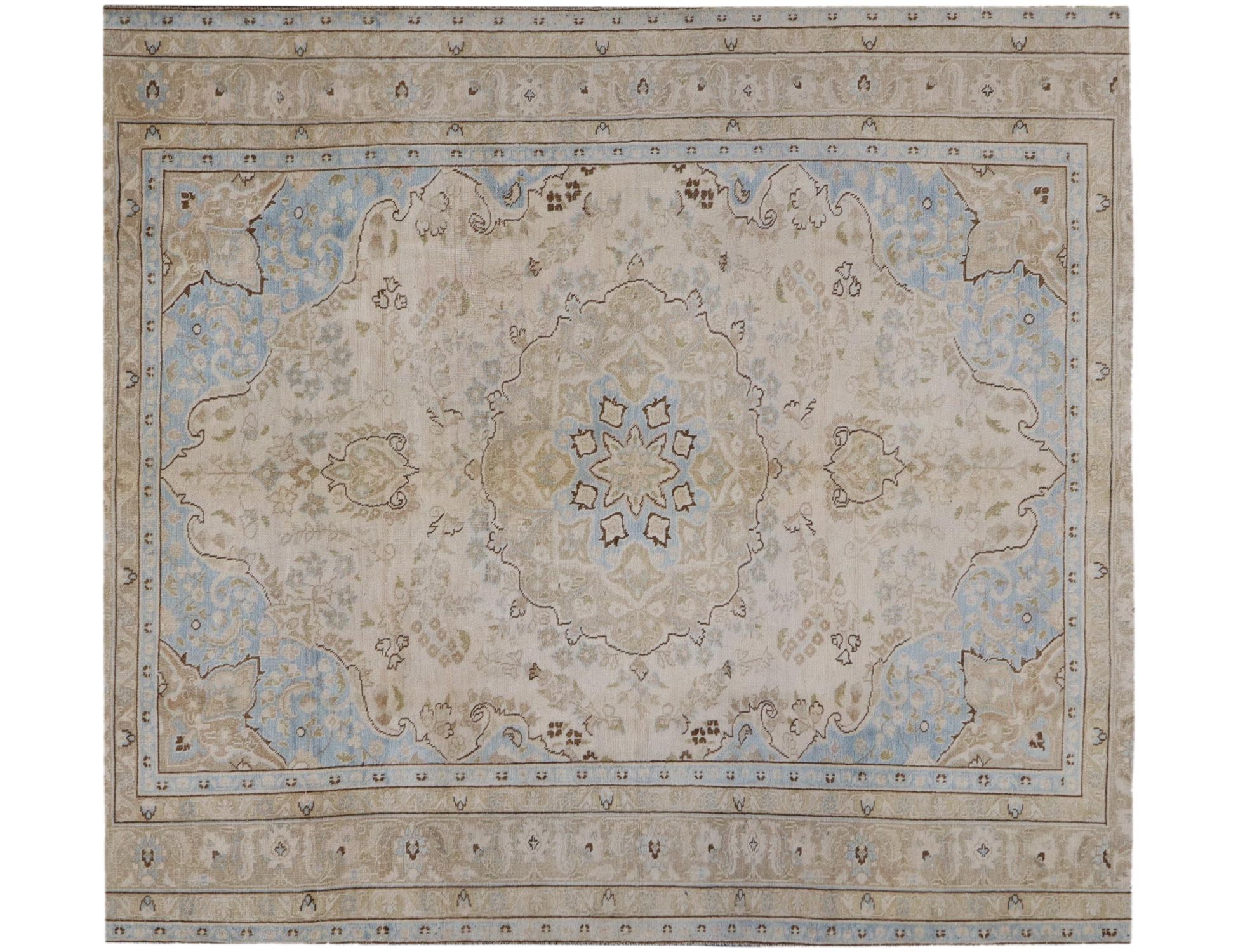Persian Vintage Χαλί  Μπεζ <br/>202 x 202 cm
