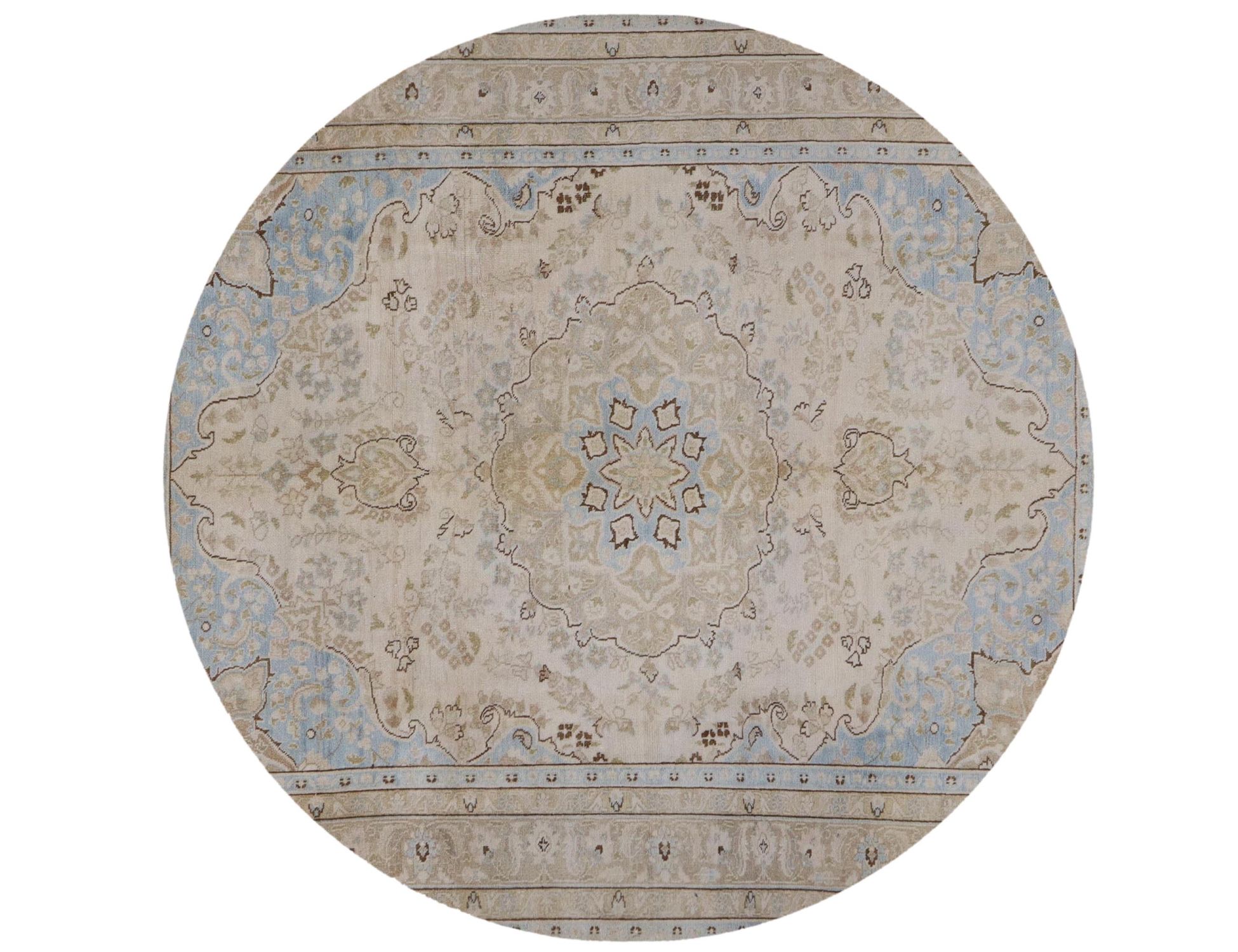 Persian Vintage Χαλί  Μπεζ <br/>202 x 202 cm