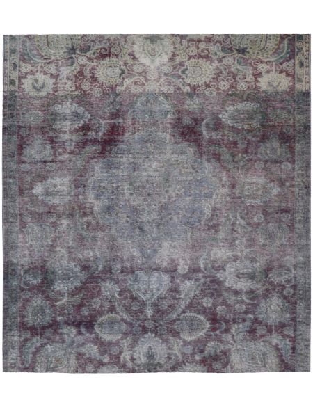 Persian Vintage Χαλί 227 x 227 Μωβ