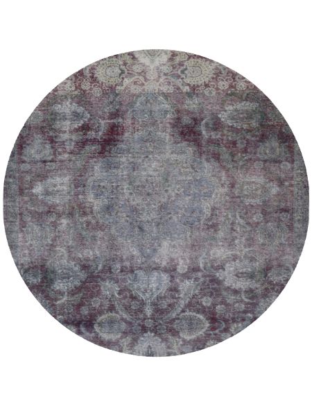 Persian Vintage Χαλί 227 x 227 Μωβ