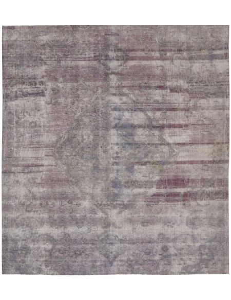 Persian Vintage Χαλί 215 x 215 Γκρι