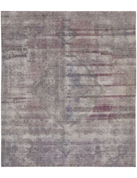 Persian Vintage Χαλί 260 x 215 Γκρι