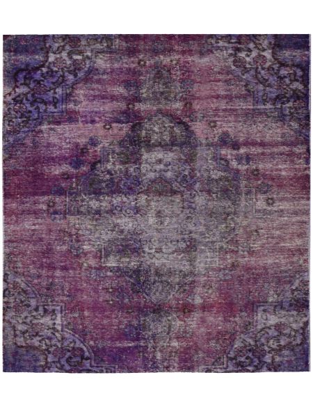 Persian Vintage Χαλί 170 x 170 Μωβ