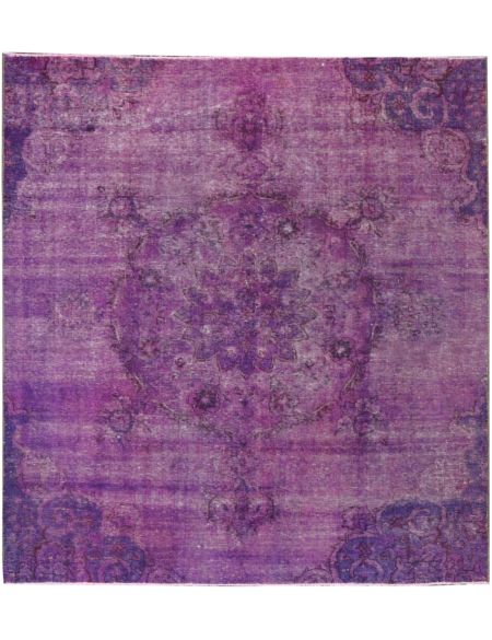 Persian Vintage Χαλί 200 x 200 Μωβ