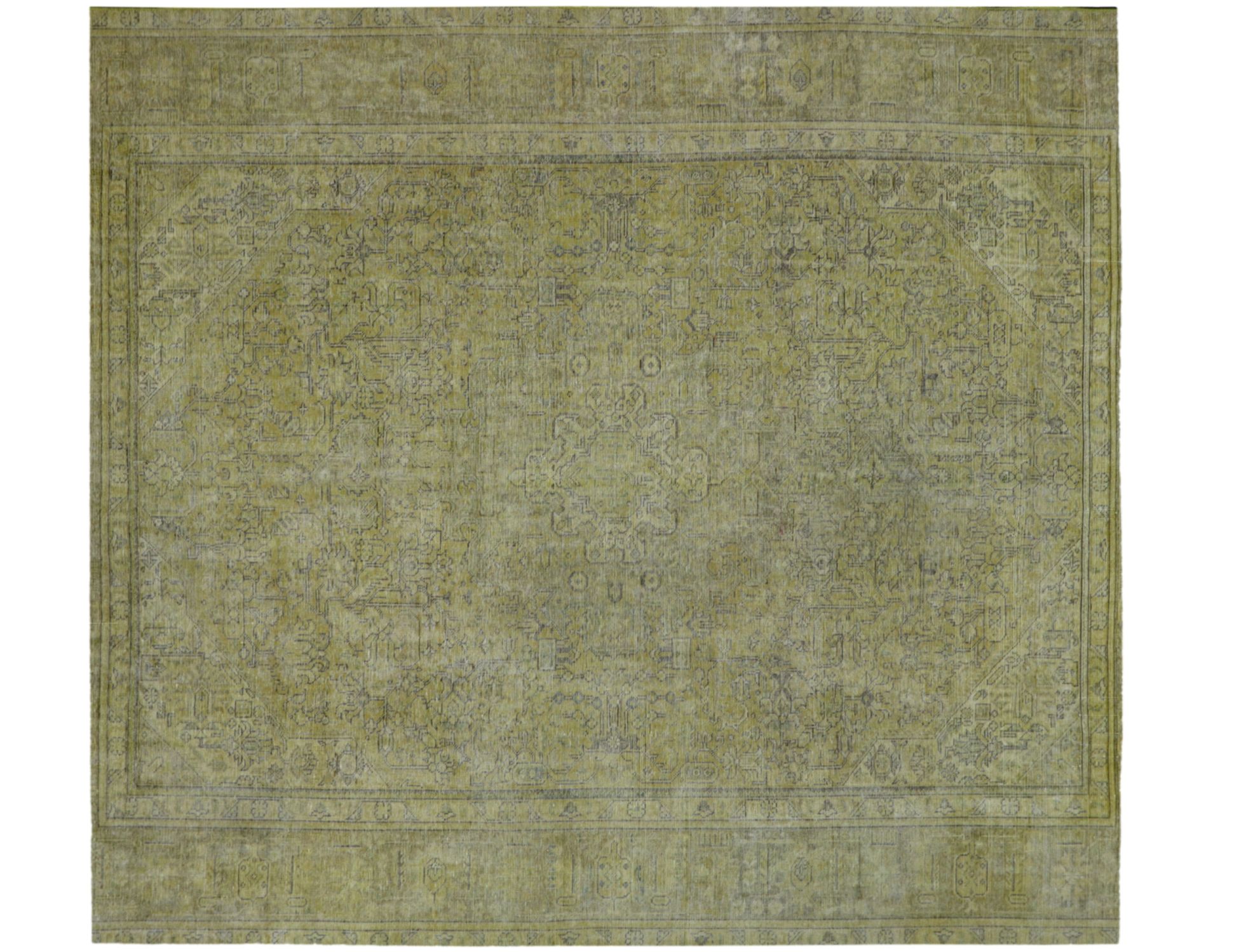 Persian Vintage Χαλί  Κίτρινο <br/>280 x 280 cm