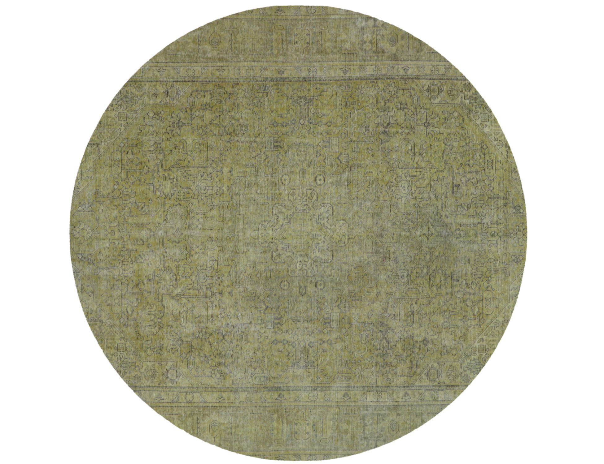 Persian Vintage Χαλί  Κίτρινο <br/>280 x 280 cm