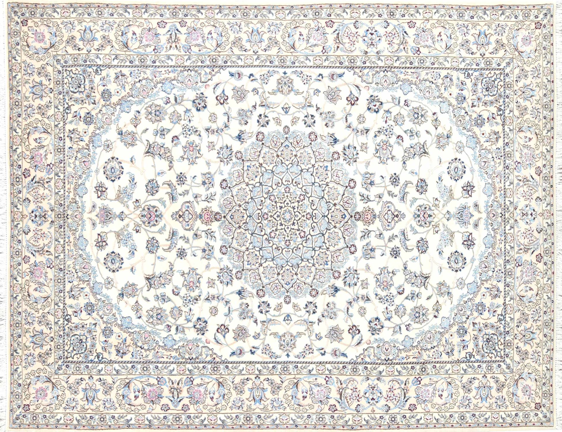 Persian Nain Rug  Μπλε <br/>327 x 203 cm
