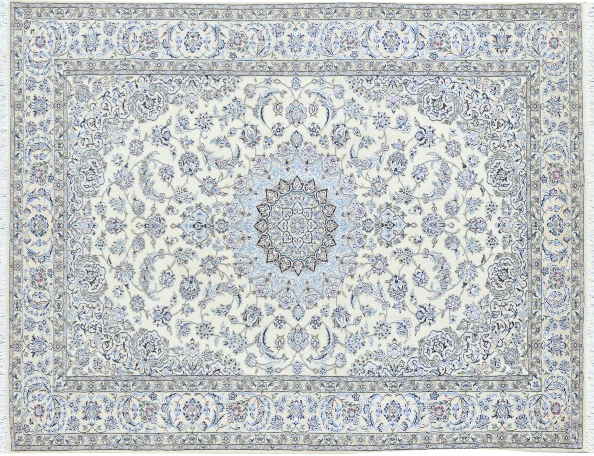Persian Nain Rug  Μπεζ <br/>320 x 200 cm