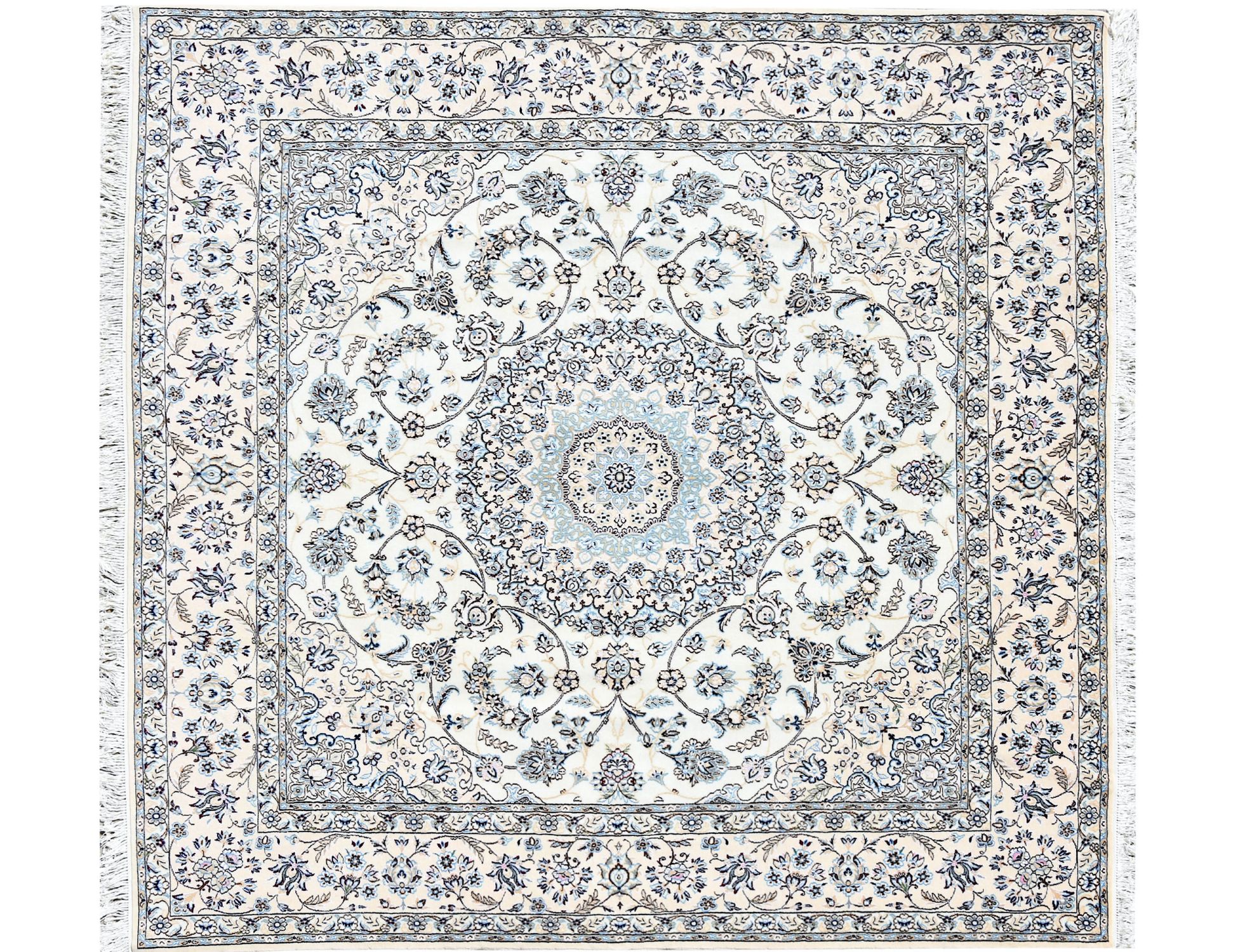 Persian Nain Rug  Μπεζ <br/>258 x 245 cm