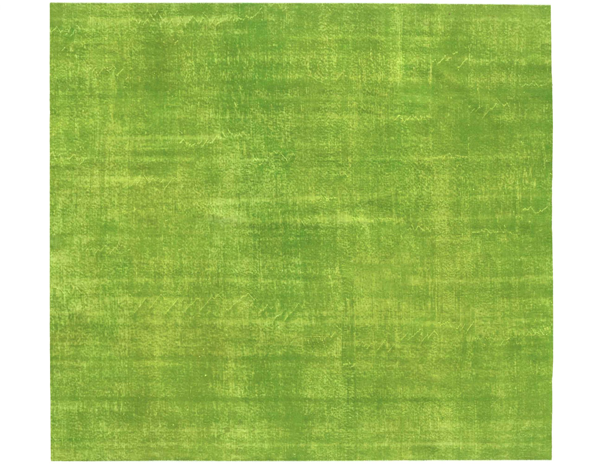 Vintage Χαλί round  Πράσινο <br/>225 x 225 cm