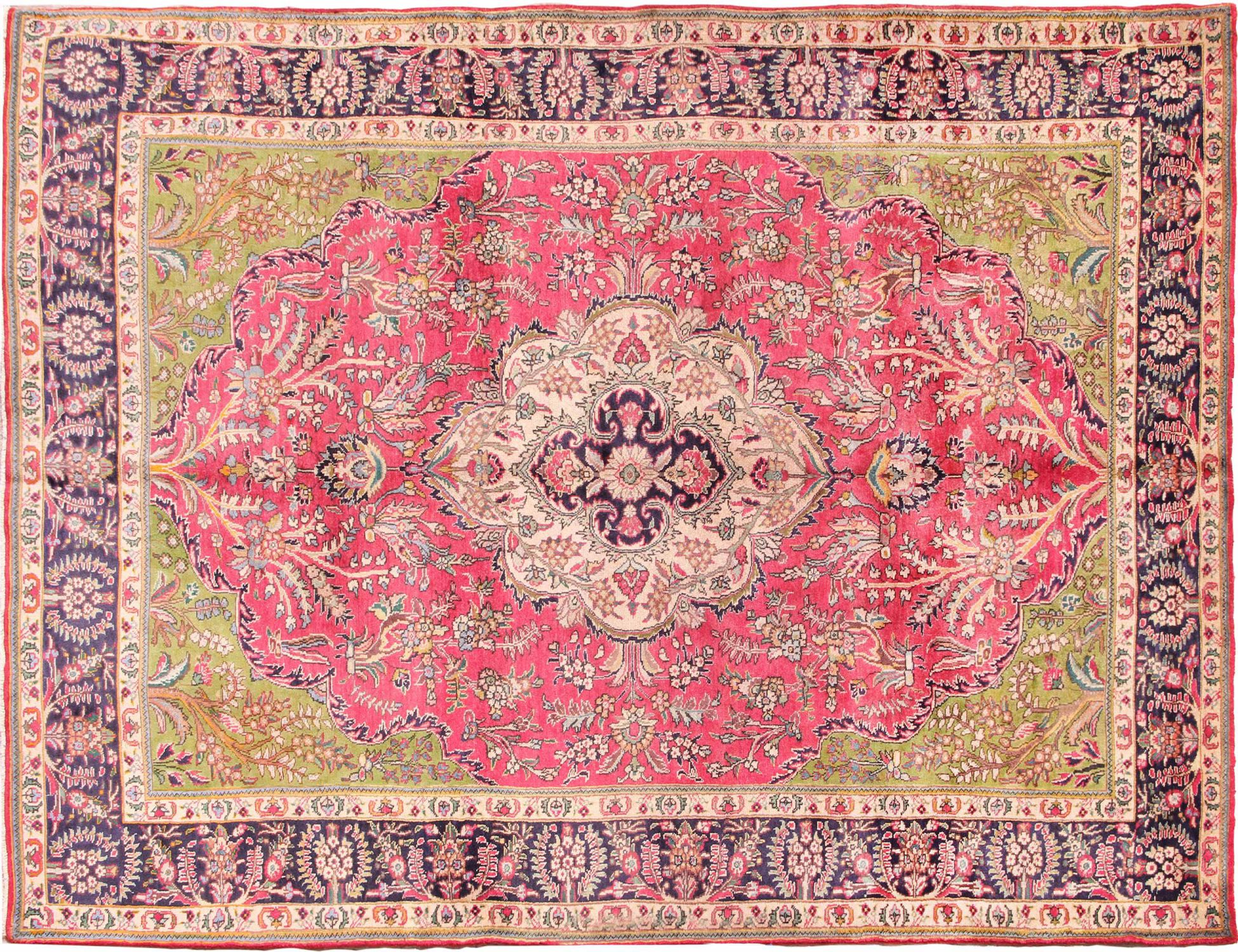 Tabriz Χαλί  Κόκκινο <br/>301 x 192 cm