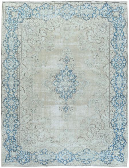 Retro Rug 386 X 298 Μπεζ