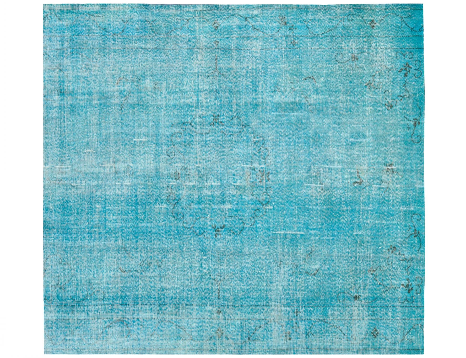 Vintage Χαλί  Μπλε <br/>185 x 185 cm
